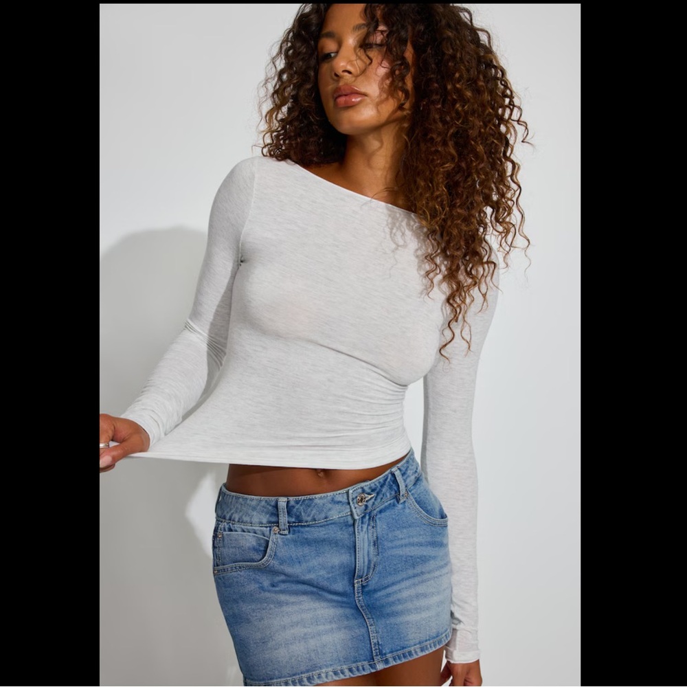 Garage - SexyCozy Boat Neck Long Sleeve Top